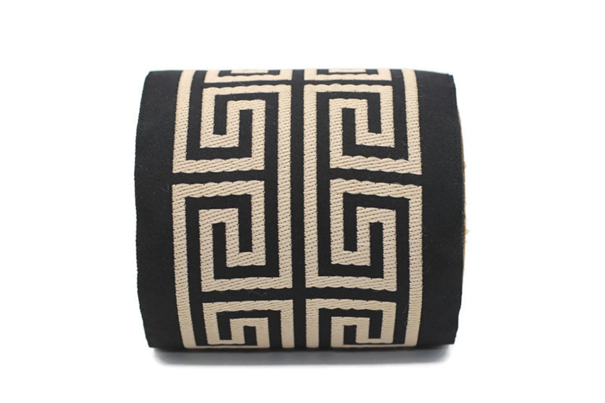100 mm Elegant Greek Key Border, Curtain trims, Sewing Trim, drapery trim, Athena Chinoiserie ribbon Gimp Drapery, Home Decor 176 V11