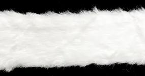 2" White Faux Fur Trimming - 5 Continuous Yards!