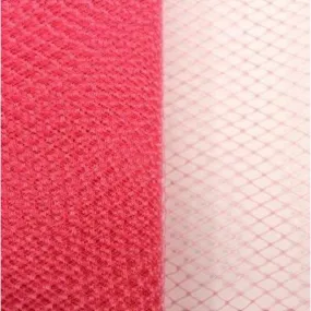 9" Hot Pink Russian Veiling