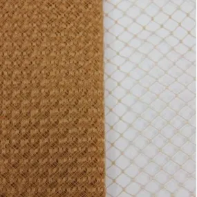 9" Mocha Russian Veiling