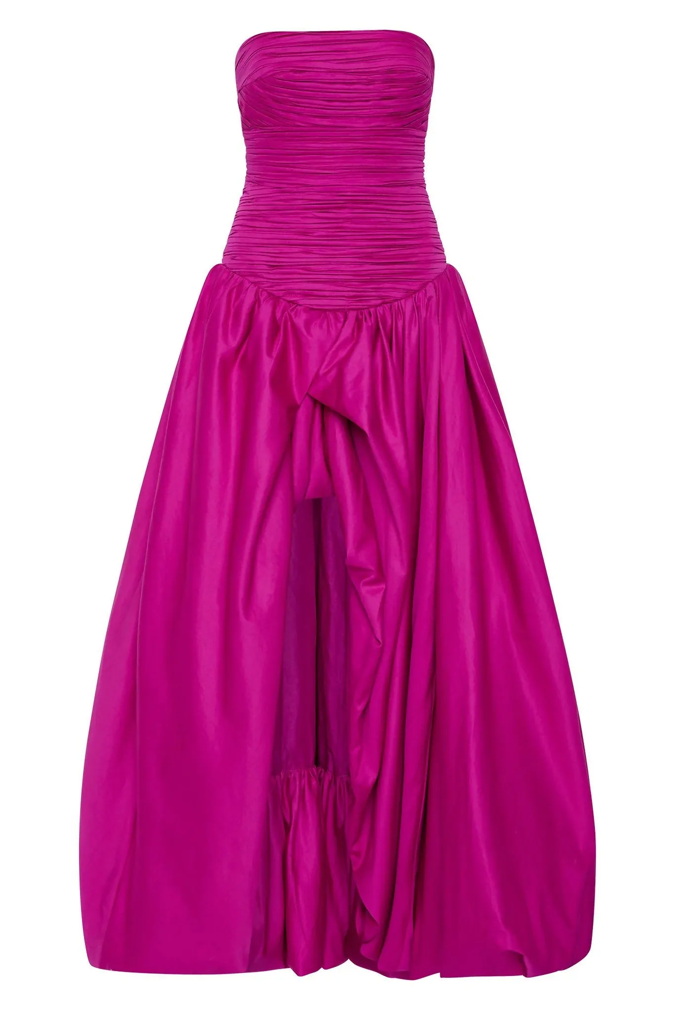 Aje Violette Bubble Hem Maxi Dress in Deep Magenta Size 6