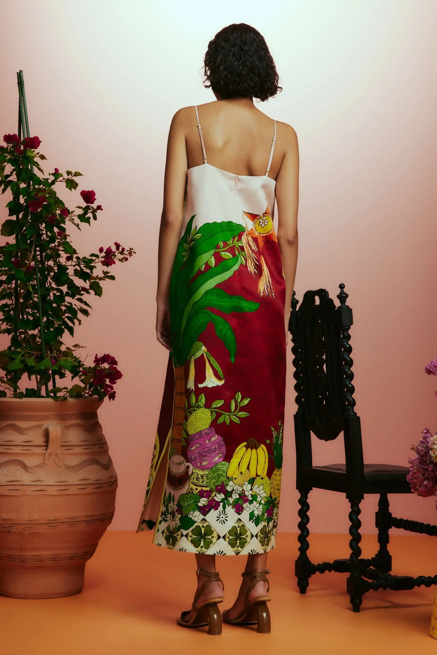 Alemais Tiger Slip Dress Size 12