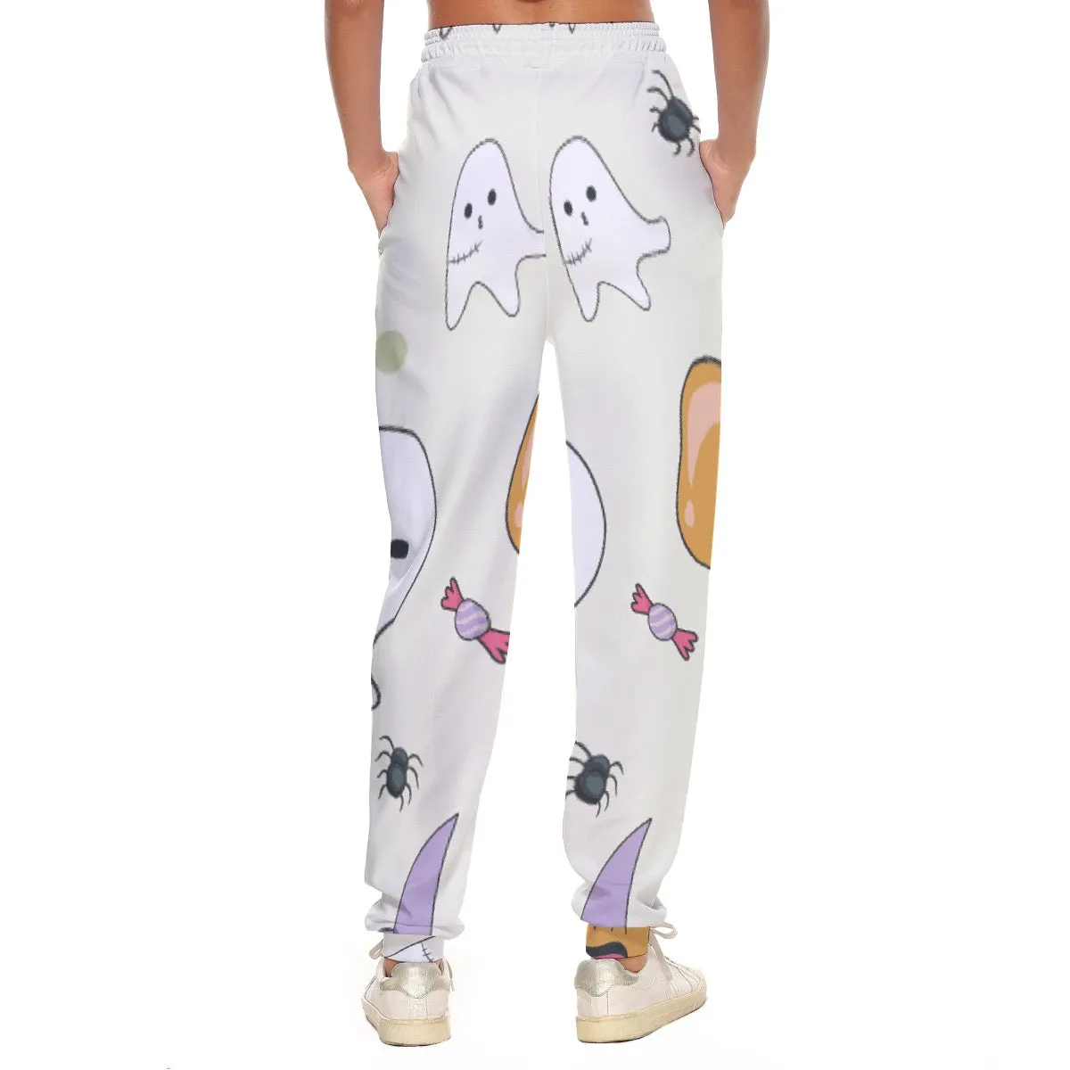 All-Over Print Women's Casual Pants 242 Halloween print