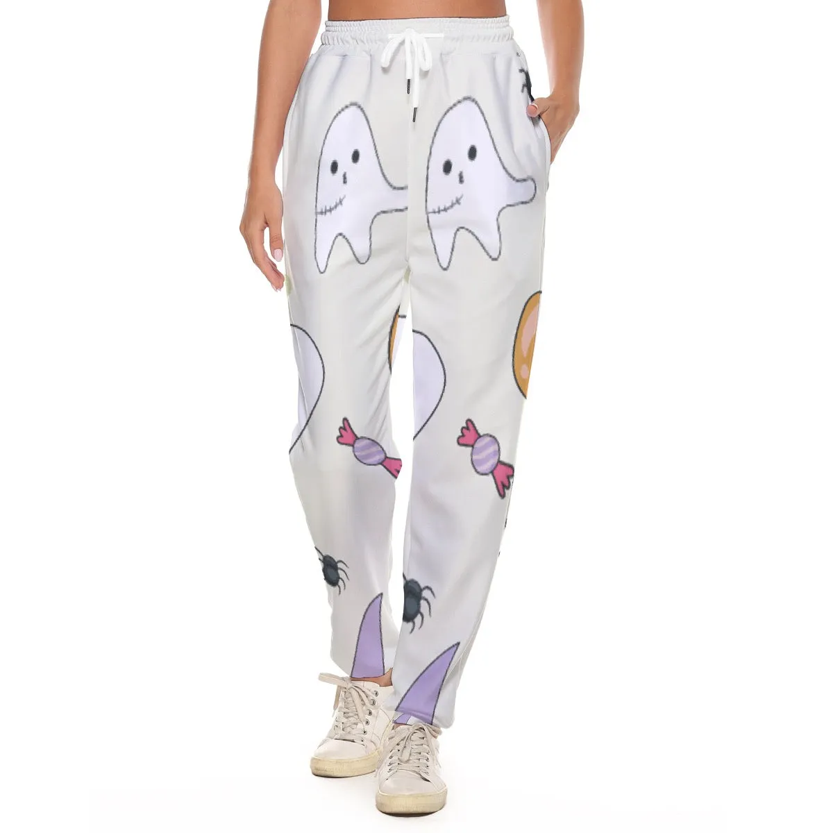 All-Over Print Women's Casual Pants 242 Halloween print