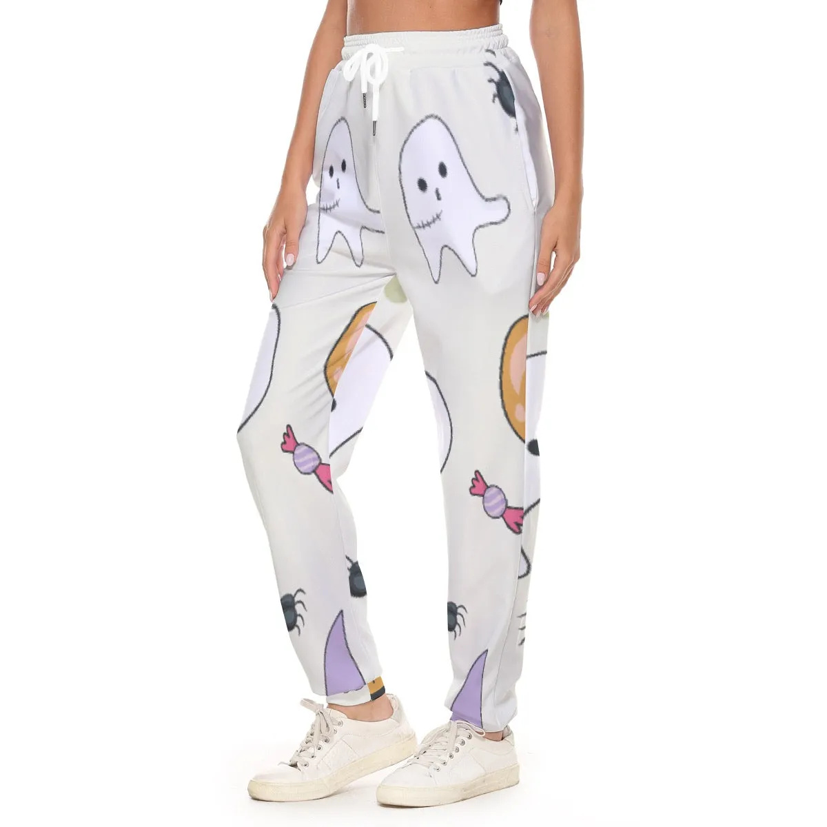 All-Over Print Women's Casual Pants 242 Halloween print