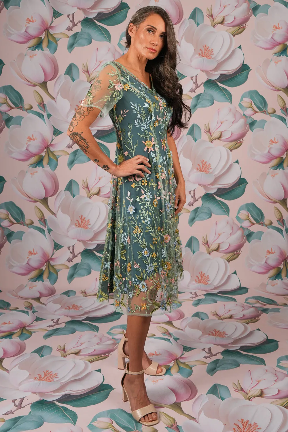 Allure Lily Dress - Mint | SALE