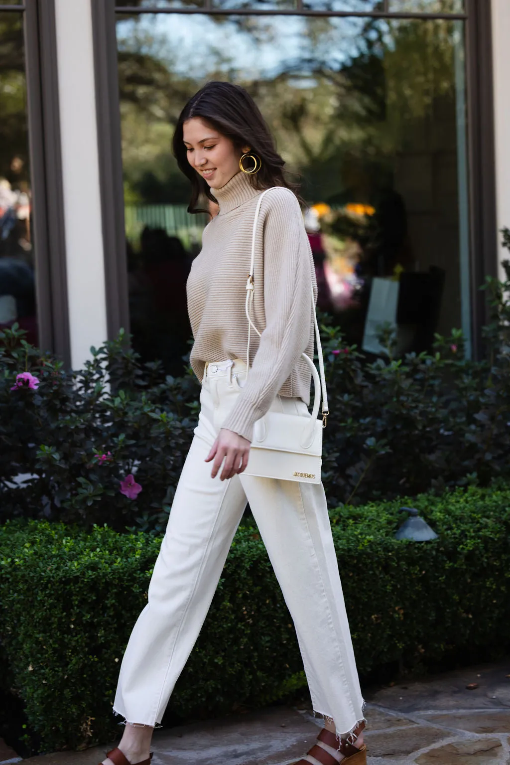 Anya Turtleneck Sweater Light Taupe