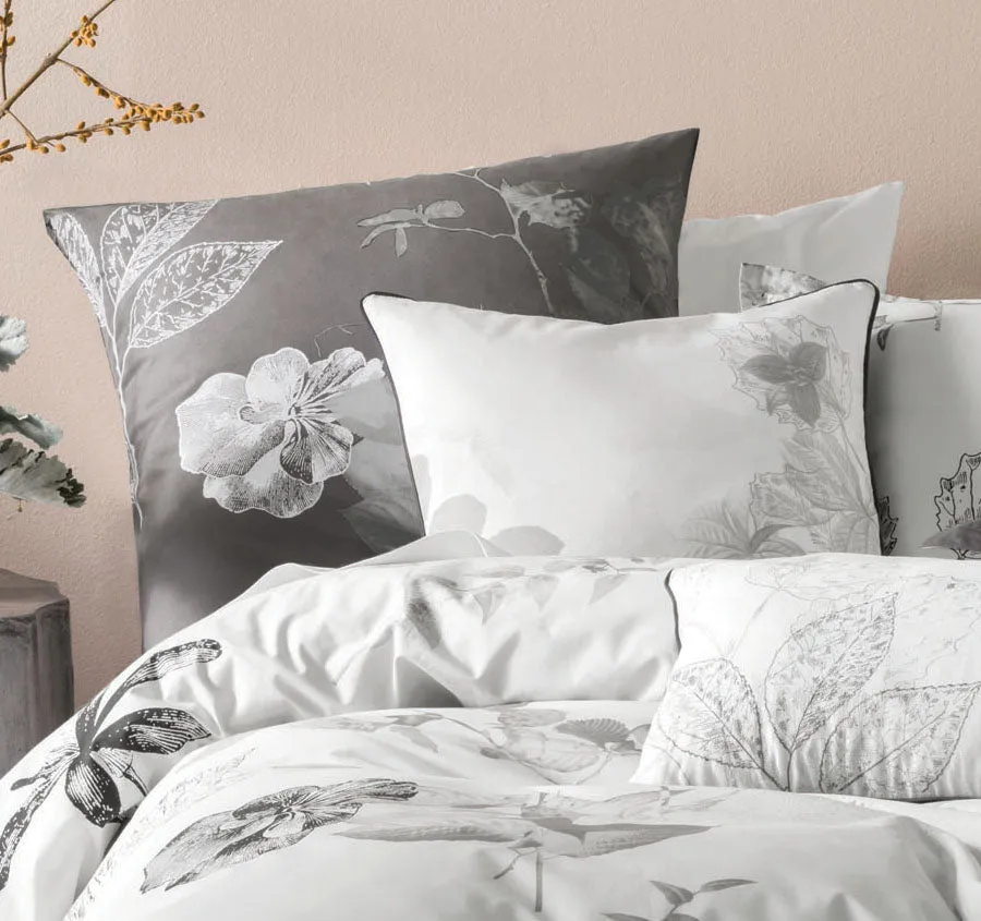 Ari Quilt Cover Set Range Chalk