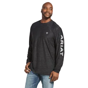 Ariat Men's Charcoal Heather Performance Charger Logo T-Shirt