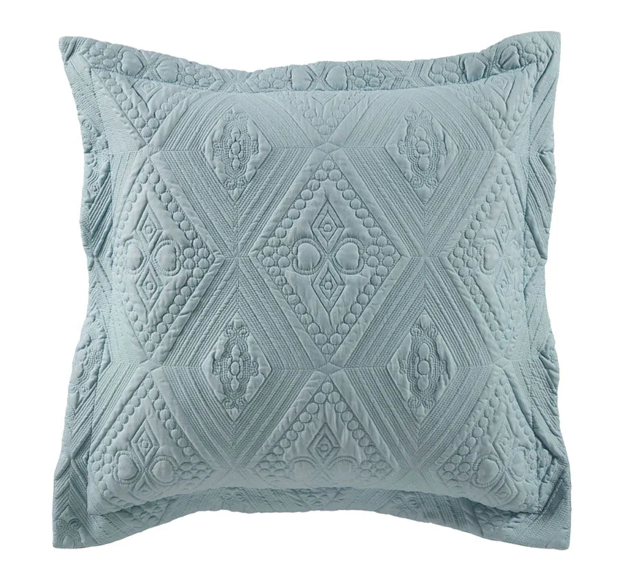 Aspen European Pillowcase Sky Blue