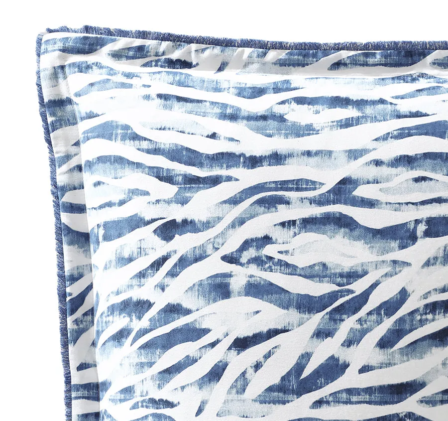 Atherton European Pillowcase Blue