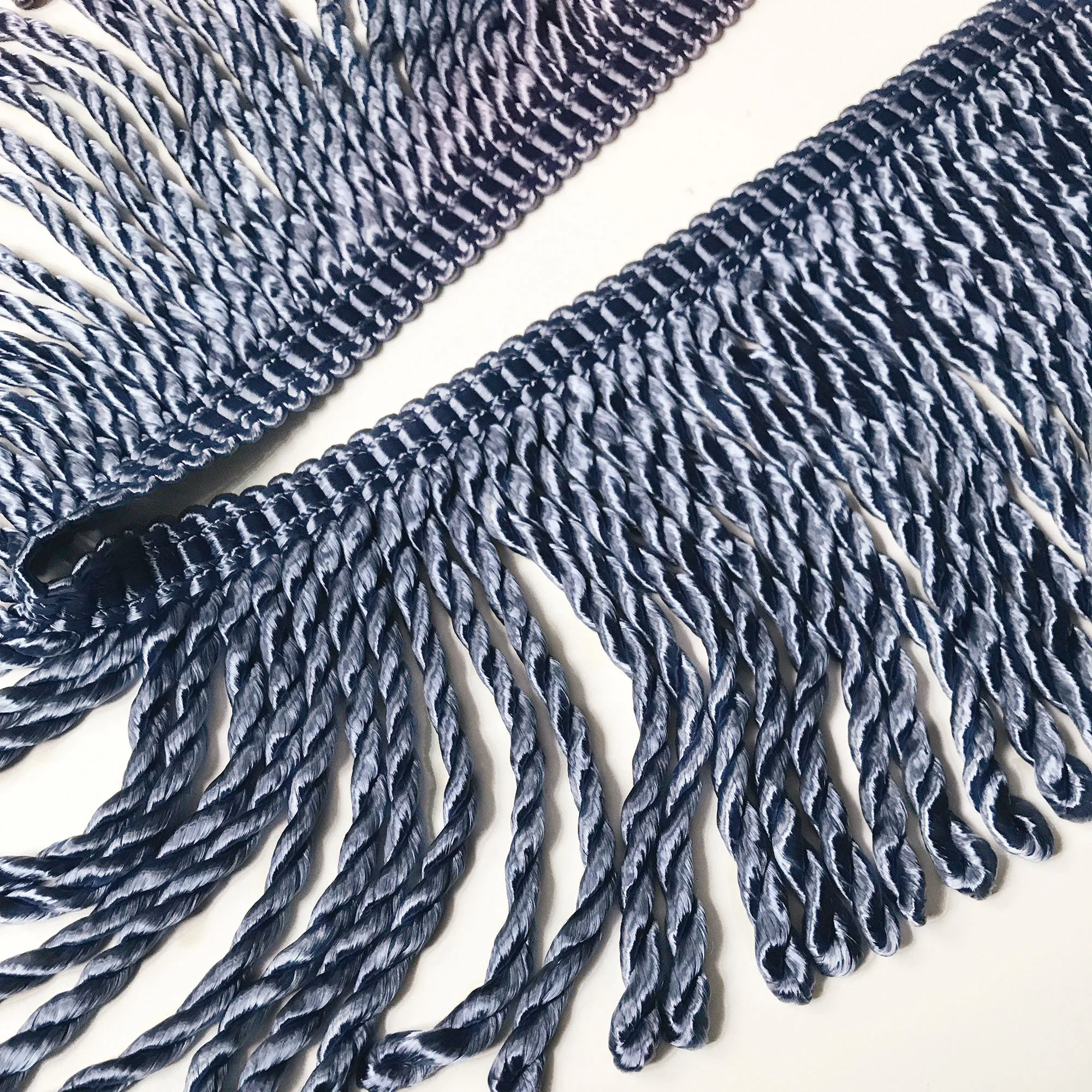 Azure High Quality Decorative Bullion Fringe Trim by the yard
