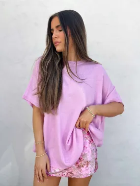 baby pink sweater tunic