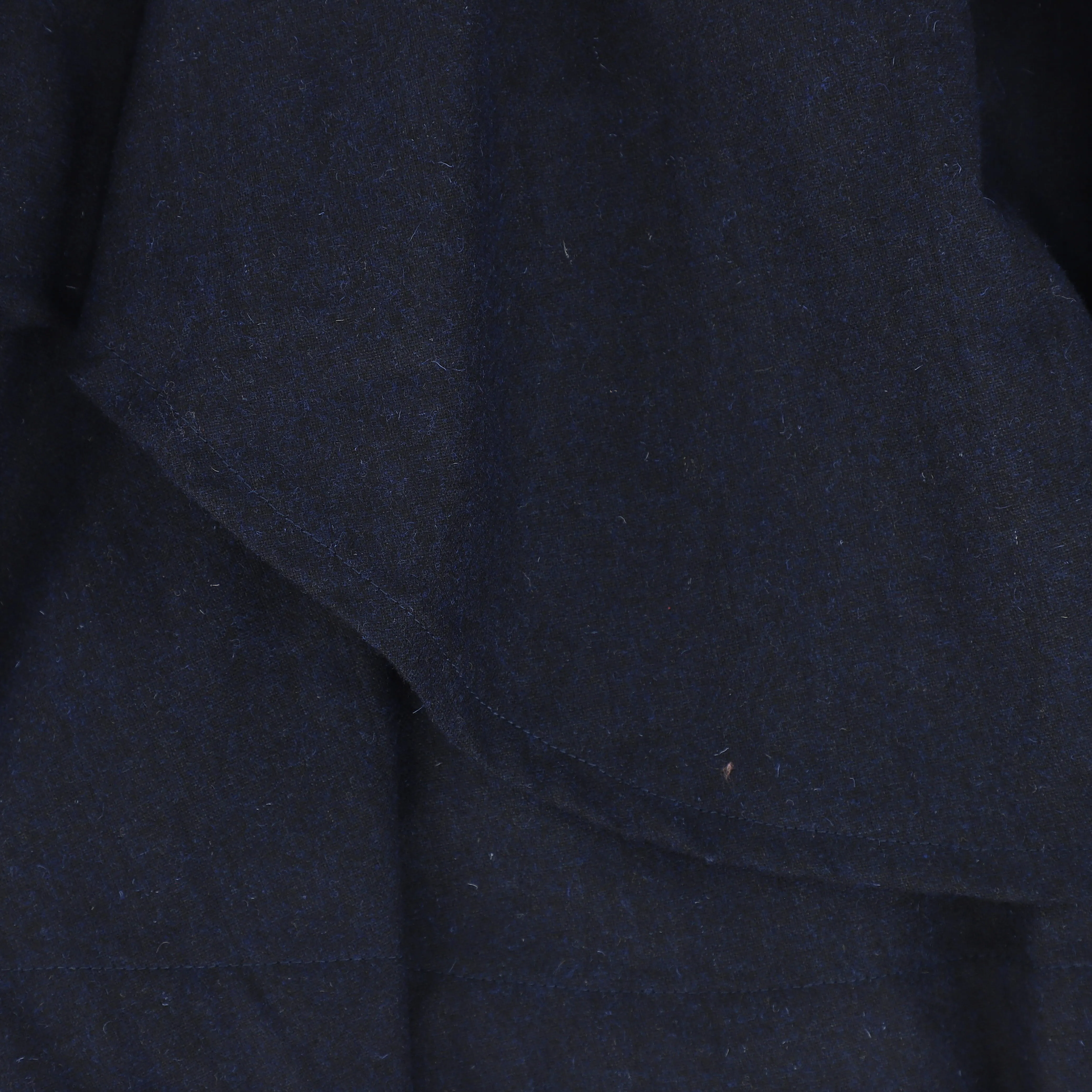 Bamboo Navy Wool Layered Skirt [FINAL SALE]