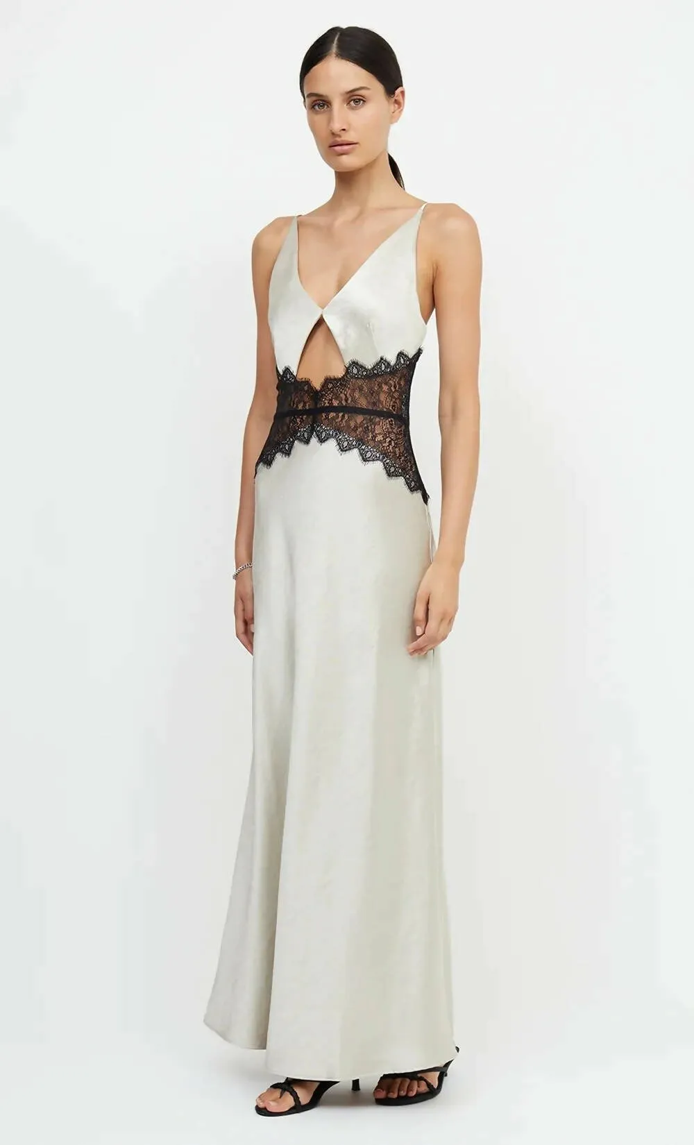 Bec & Bridge Camille Maxi Dress in Ecru