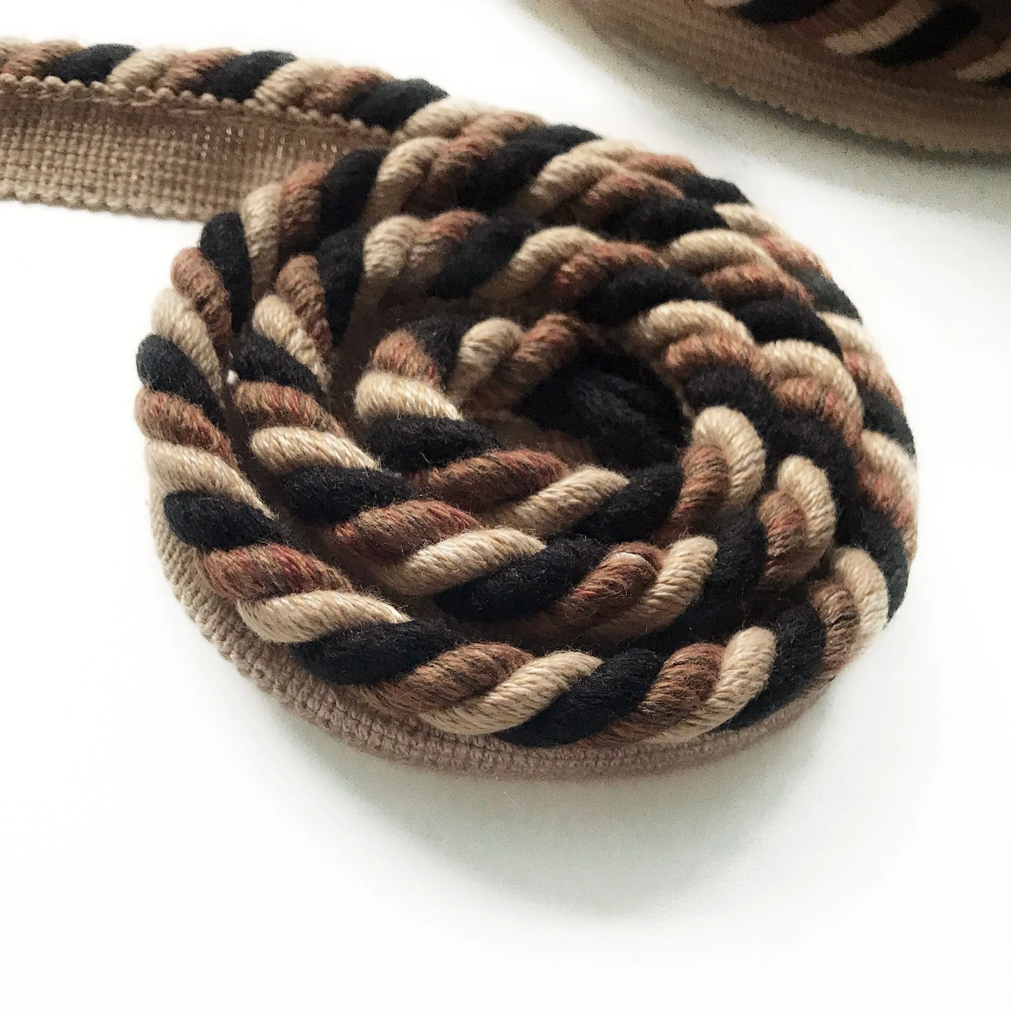 Black and Yellow High Quality Decorative Lip Cord Trim by the yard