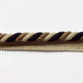 Black and Yellow High Quality Decorative Lip Cord Trim by the yard