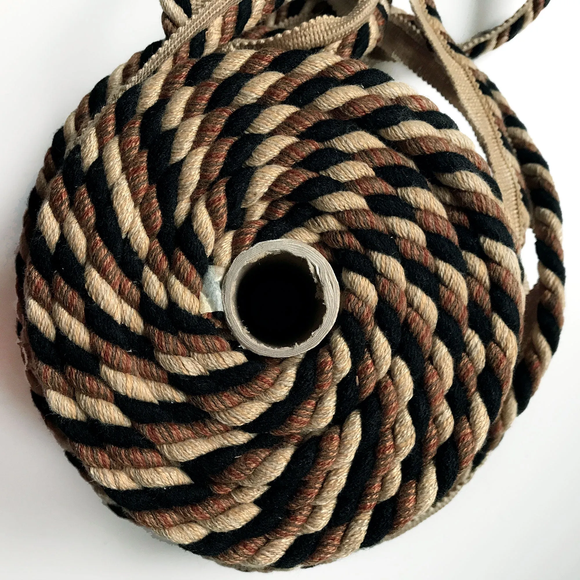 Black and Yellow High Quality Decorative Lip Cord Trim by the yard