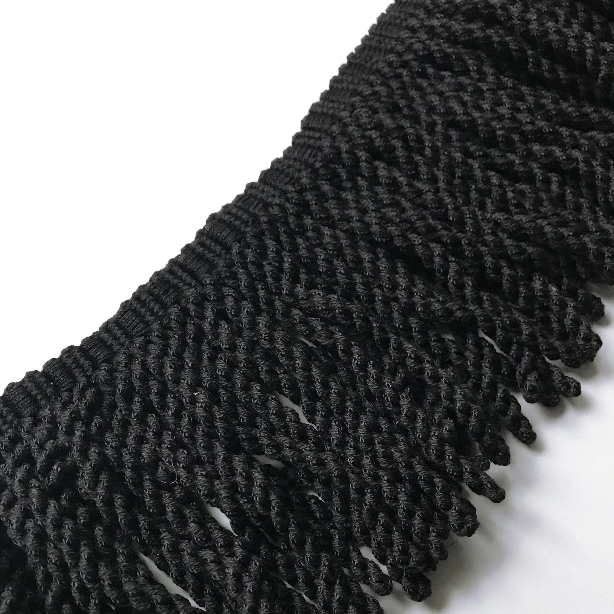 Black High Quality Decorative Bullion Fringe Trim by the yard