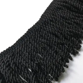Black High Quality Decorative Bullion Fringe Trim by the yard