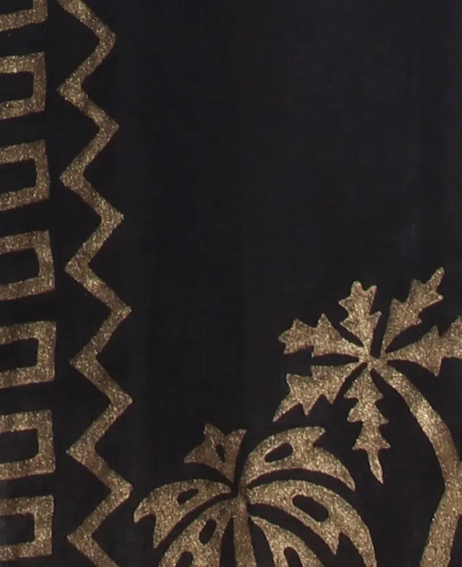 Black Vanessa KikiSol Maxi Tie Dress
