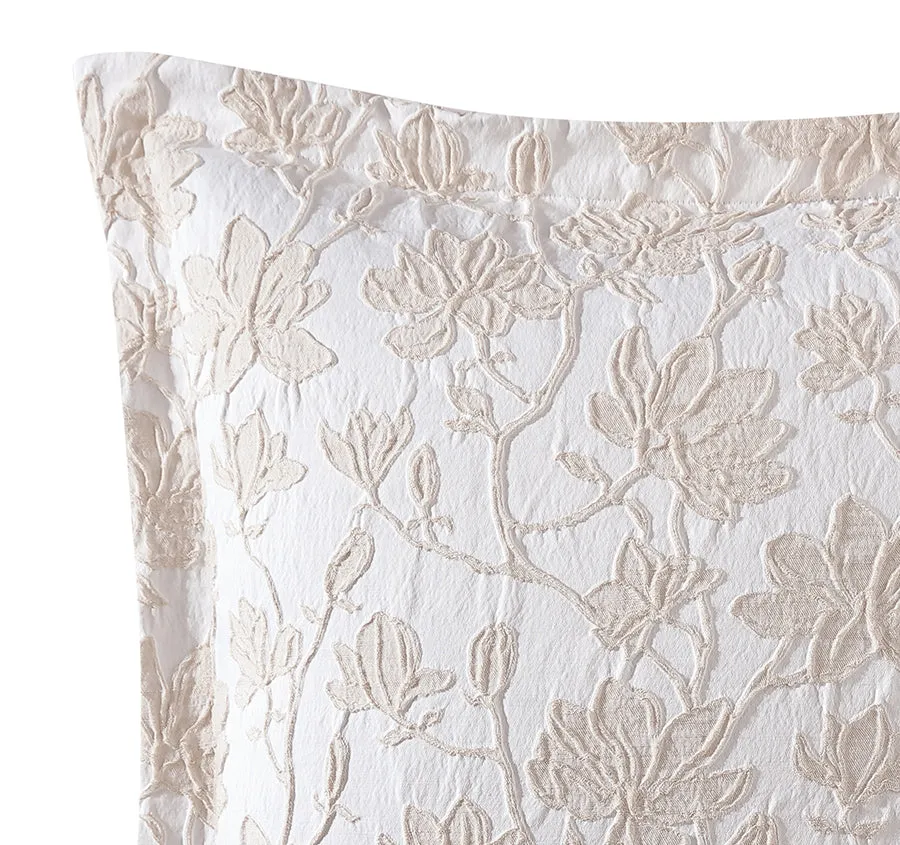 Bloom European Pillowcase Stone