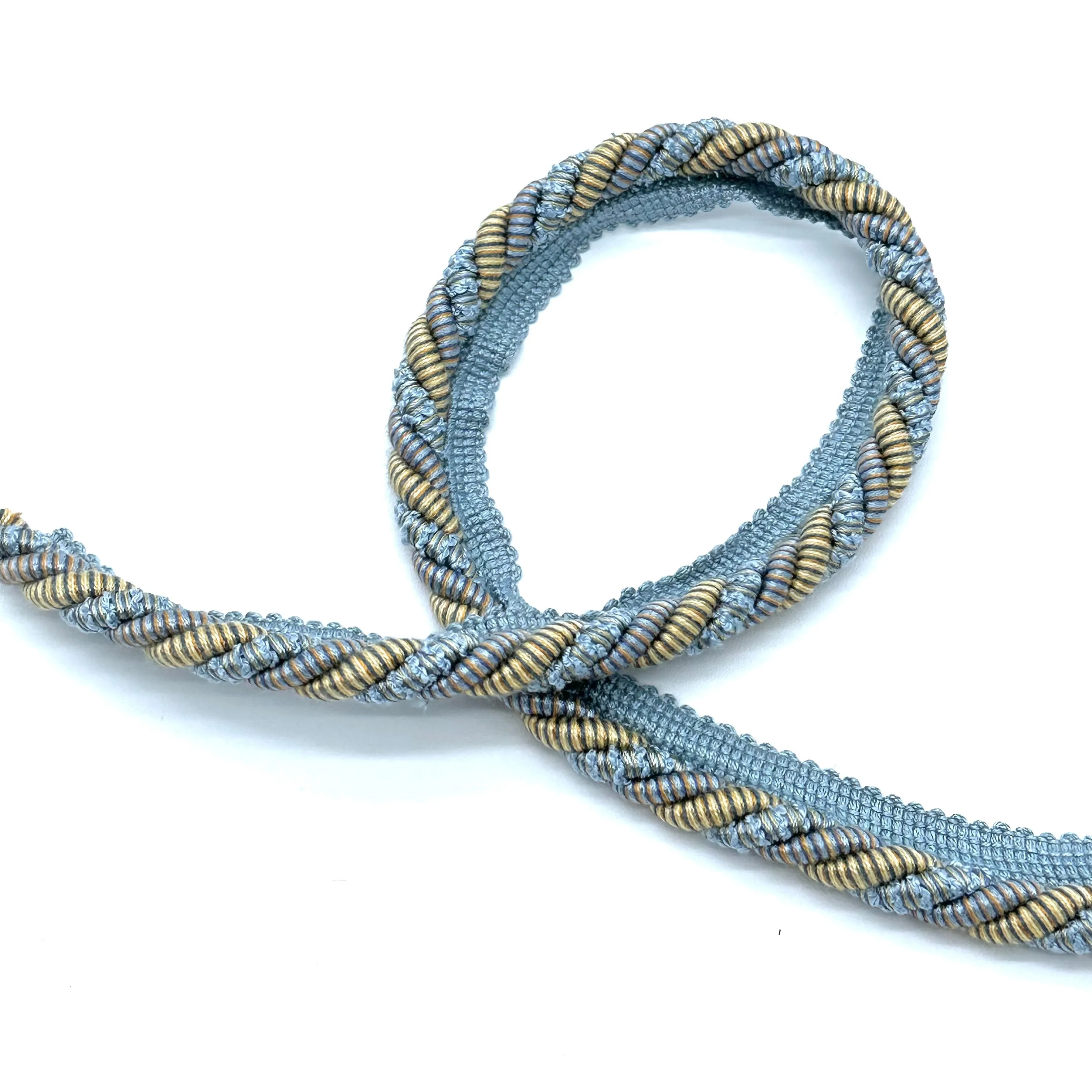Blue & yellow High Quality Decorative Lip Cord Trim by the yard