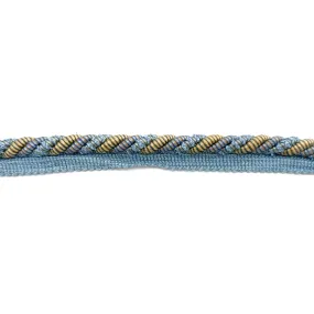 Blue & yellow High Quality Decorative Lip Cord Trim by the yard