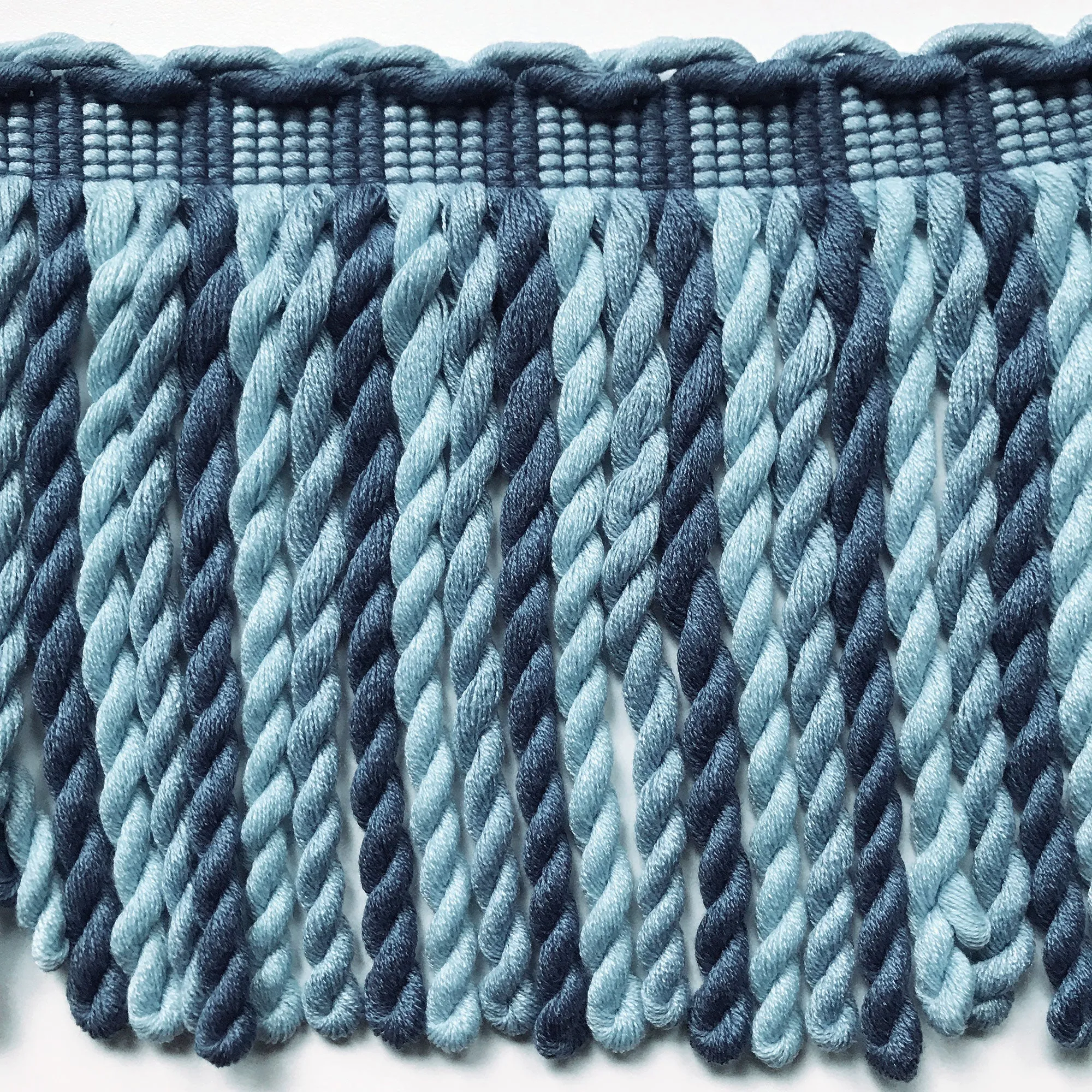 Blue High Quality Decorative Bullion Fringe Trim by the yard