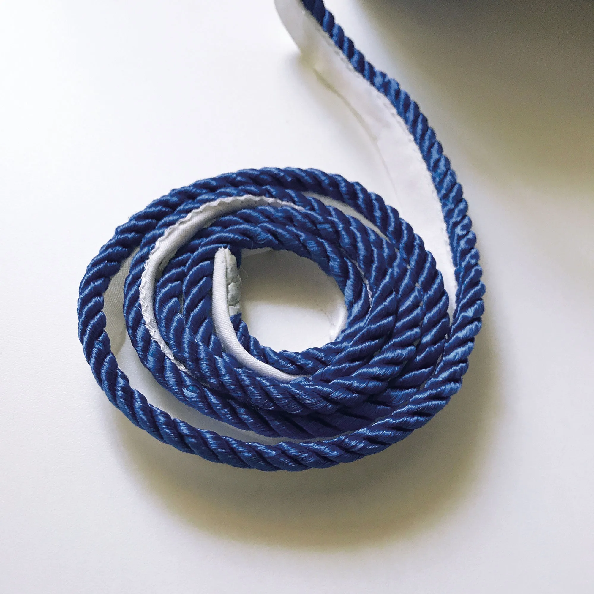 Blue High Quality Decorative Lip Cord Trim by the yard