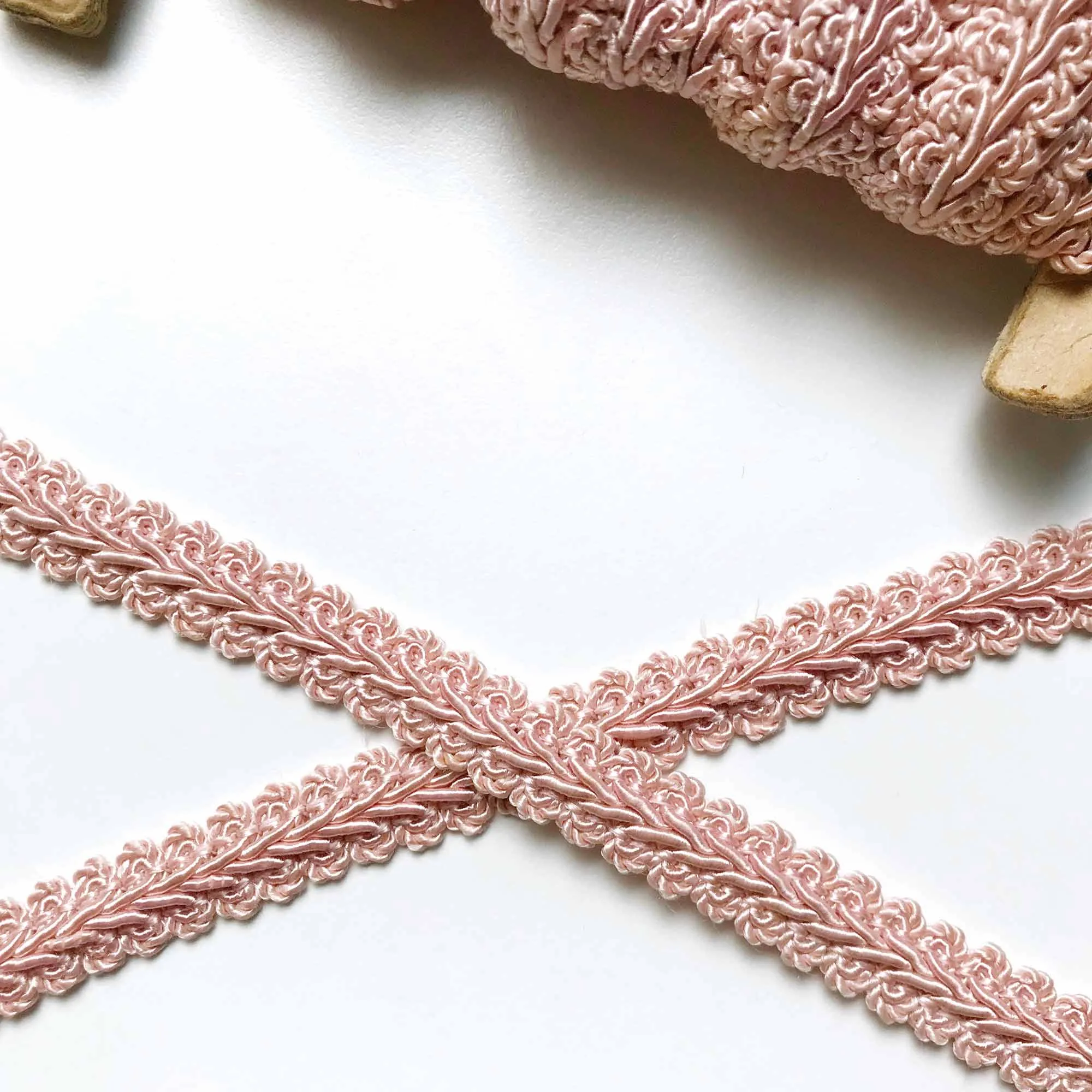 Blush Pink High Quality Decorative Gimp Trim by the yard