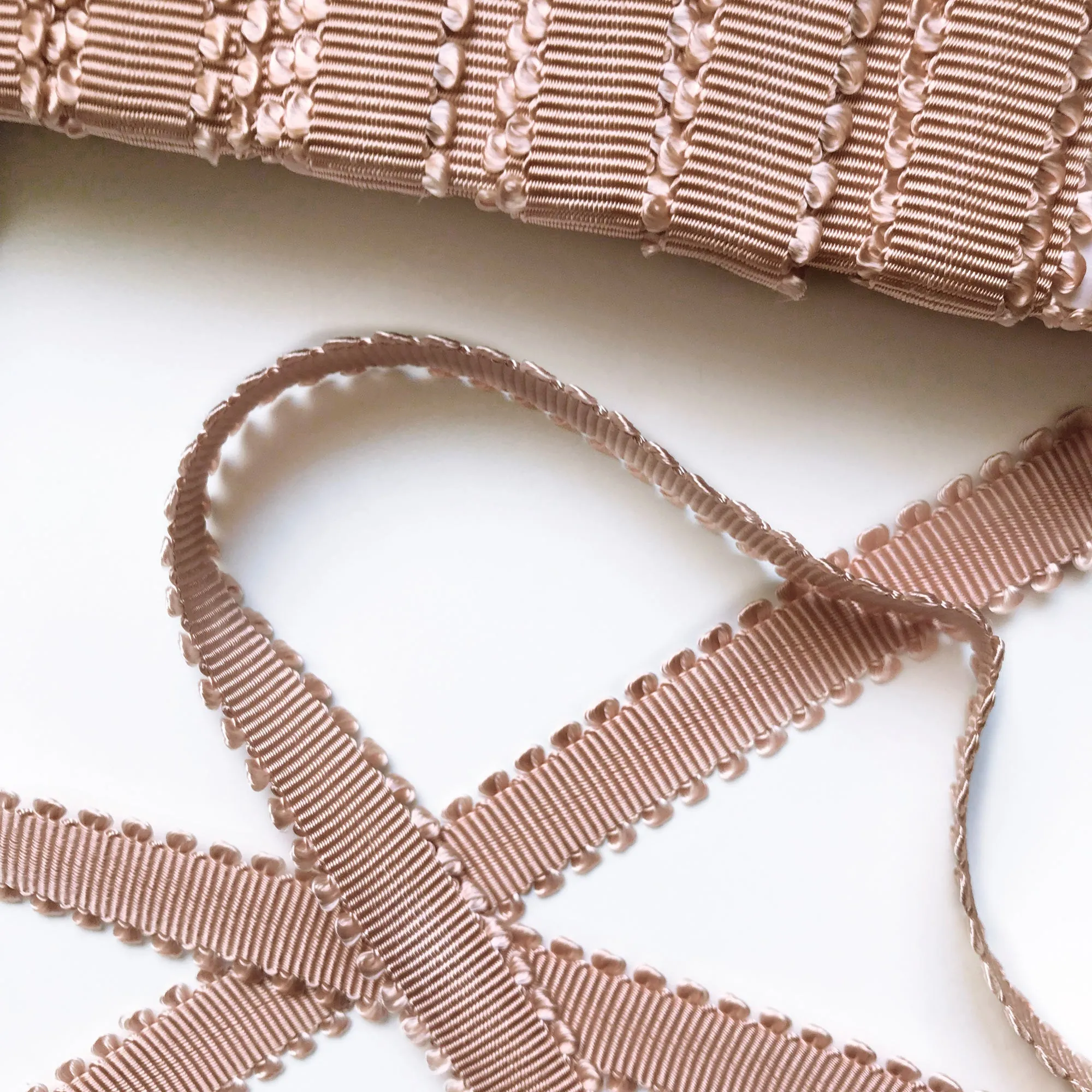 Blush Pink High Quality Decorative Ribbon Trim by the yard