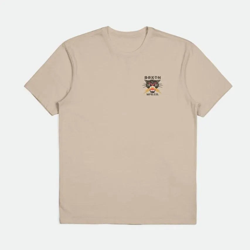 BRIXTON SPARKS TEE SMOKE GREY