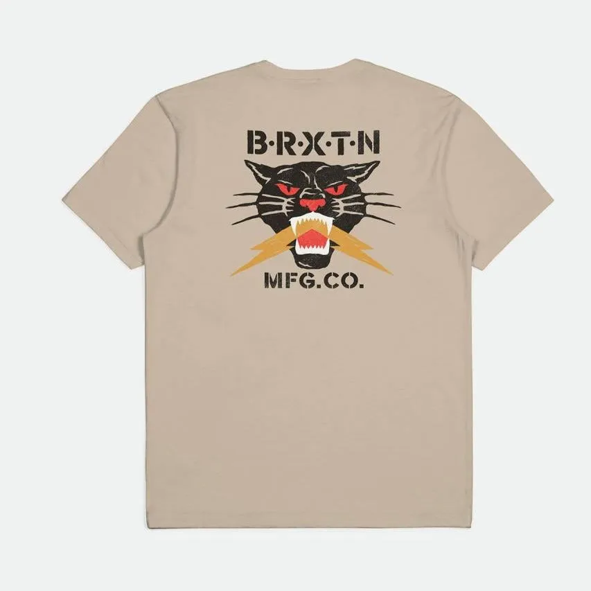 BRIXTON SPARKS TEE SMOKE GREY