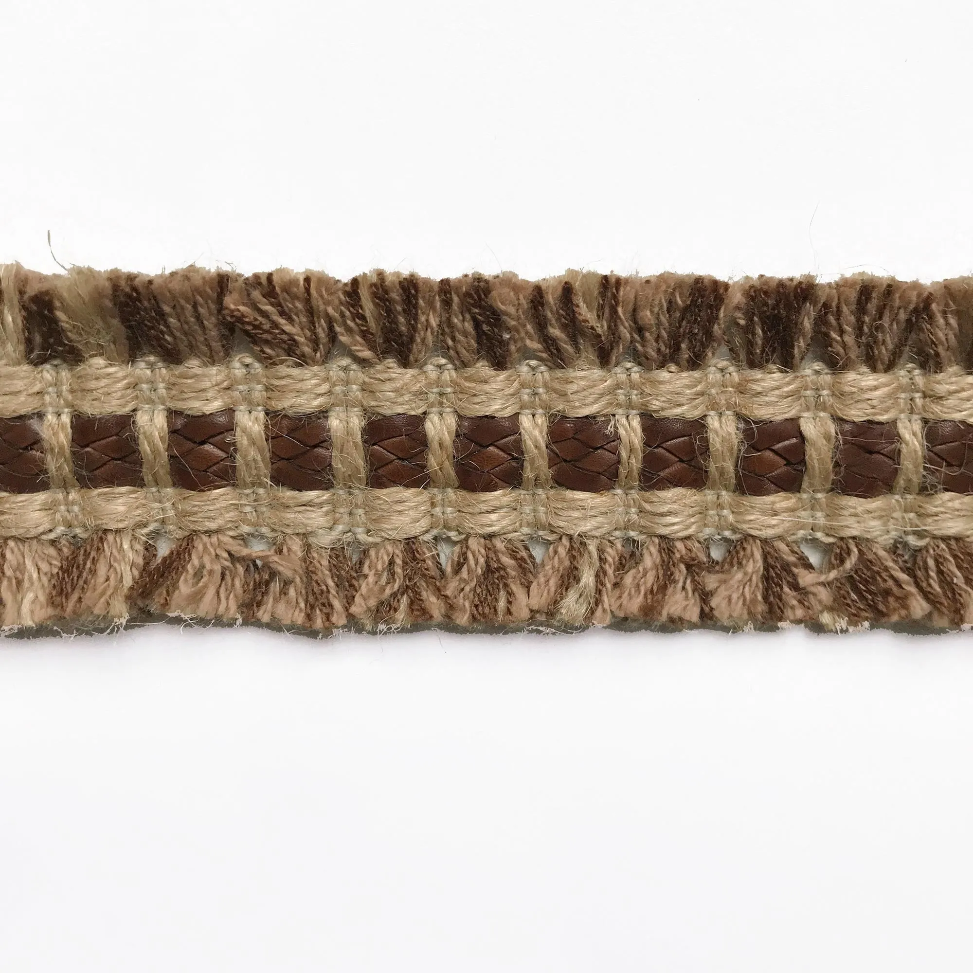 Brown and Tan High Quality Decorative Border Trim by the yard