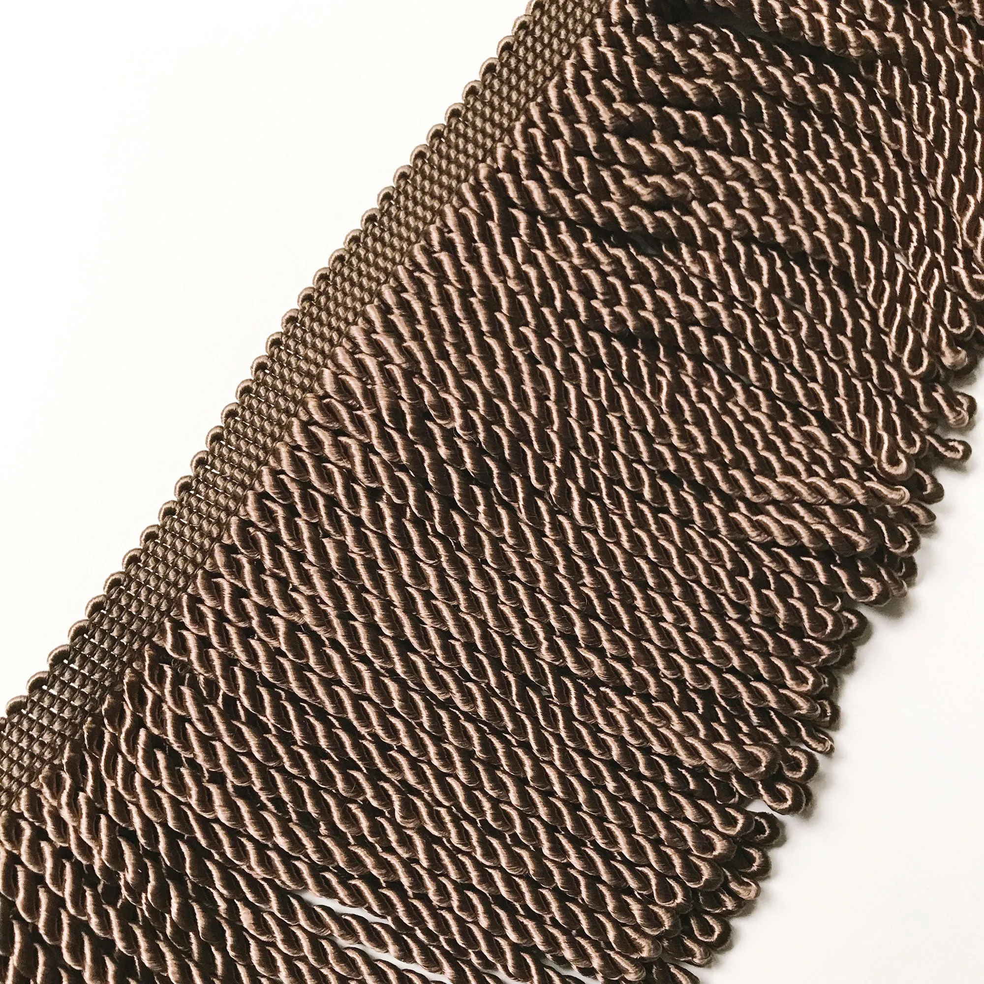 Brown High Quality Decorative Bullion Fringe Trim by the yard
