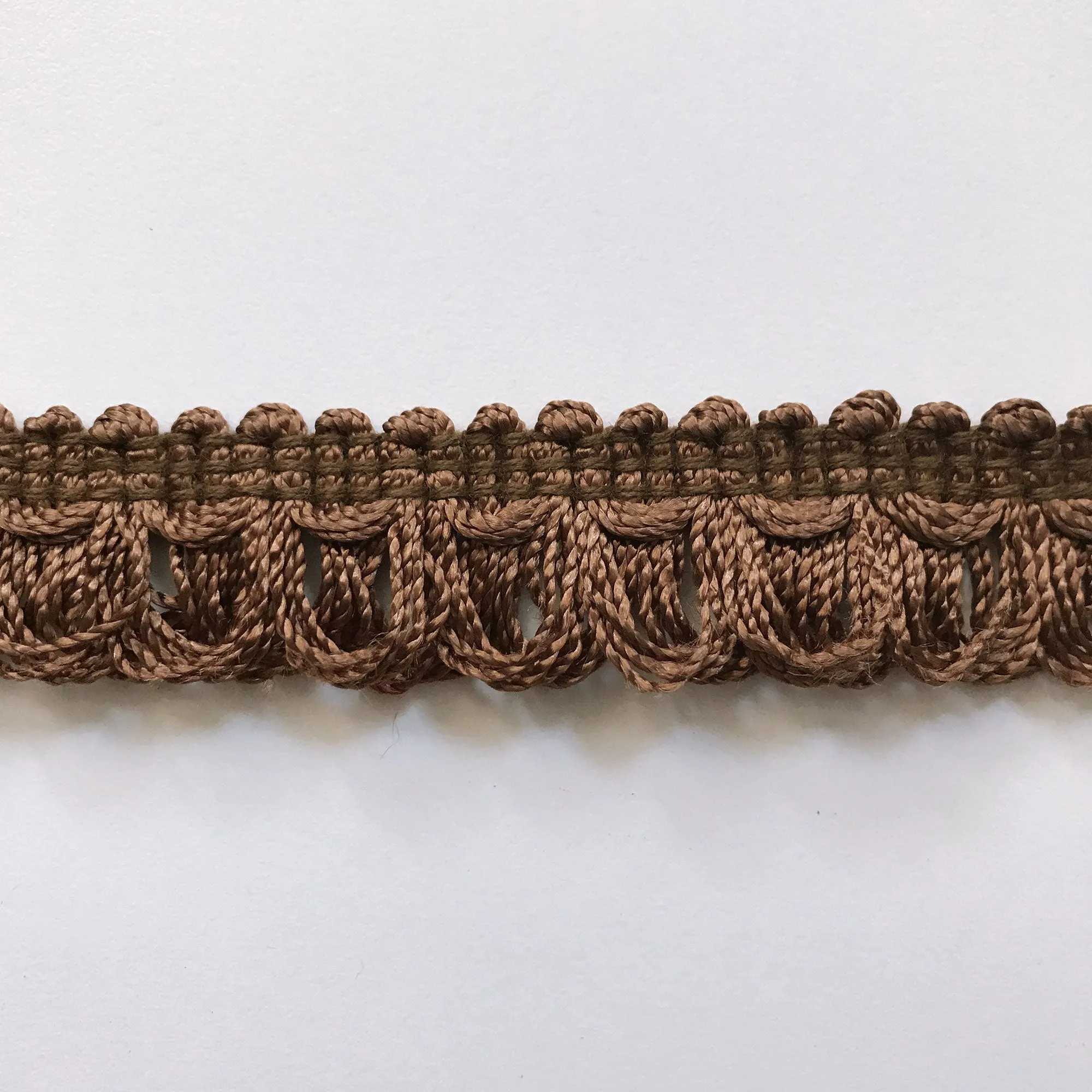 Brown High Quality Decorative Loop Trim by the yard