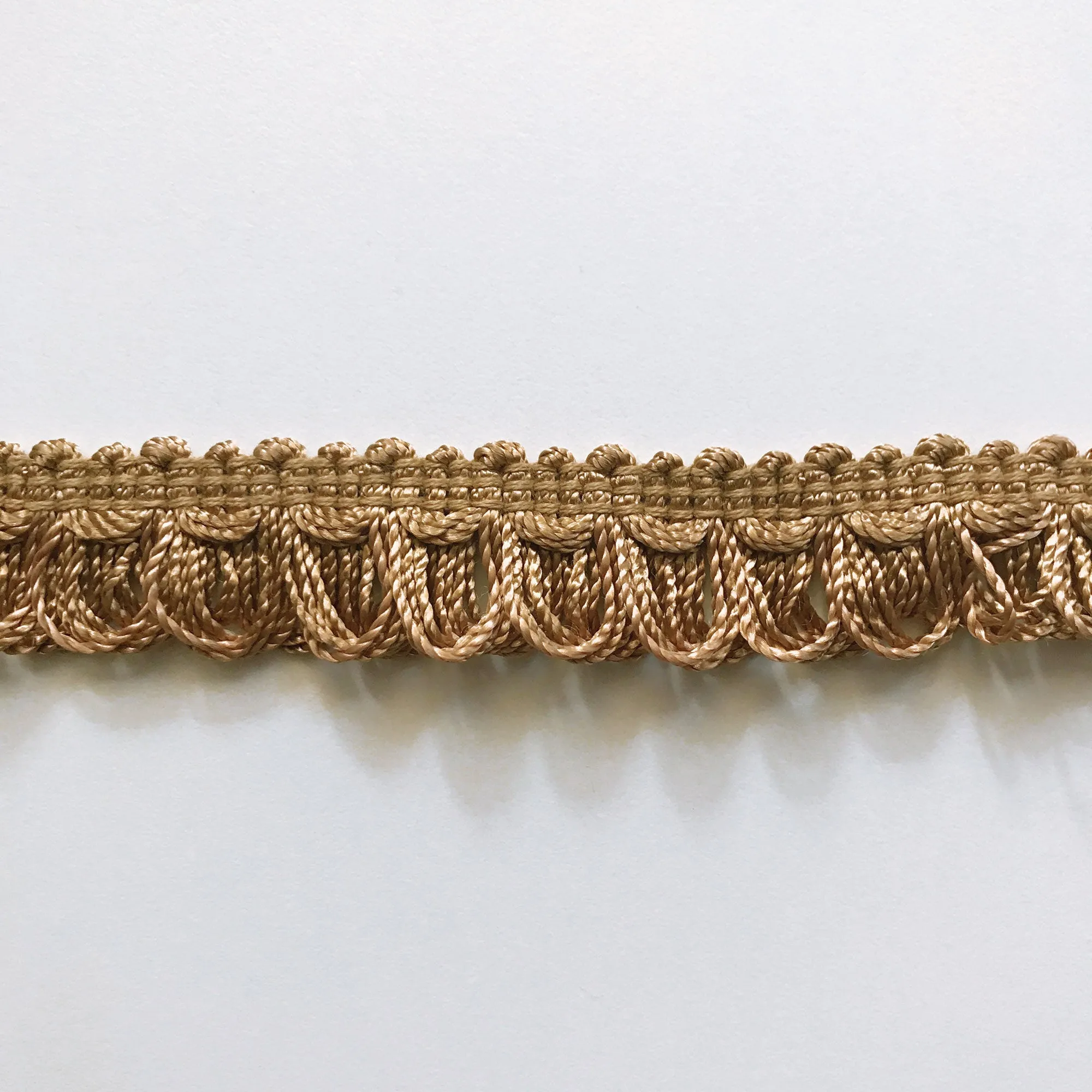 Brown High Quality Decorative Loop Trim by the yard