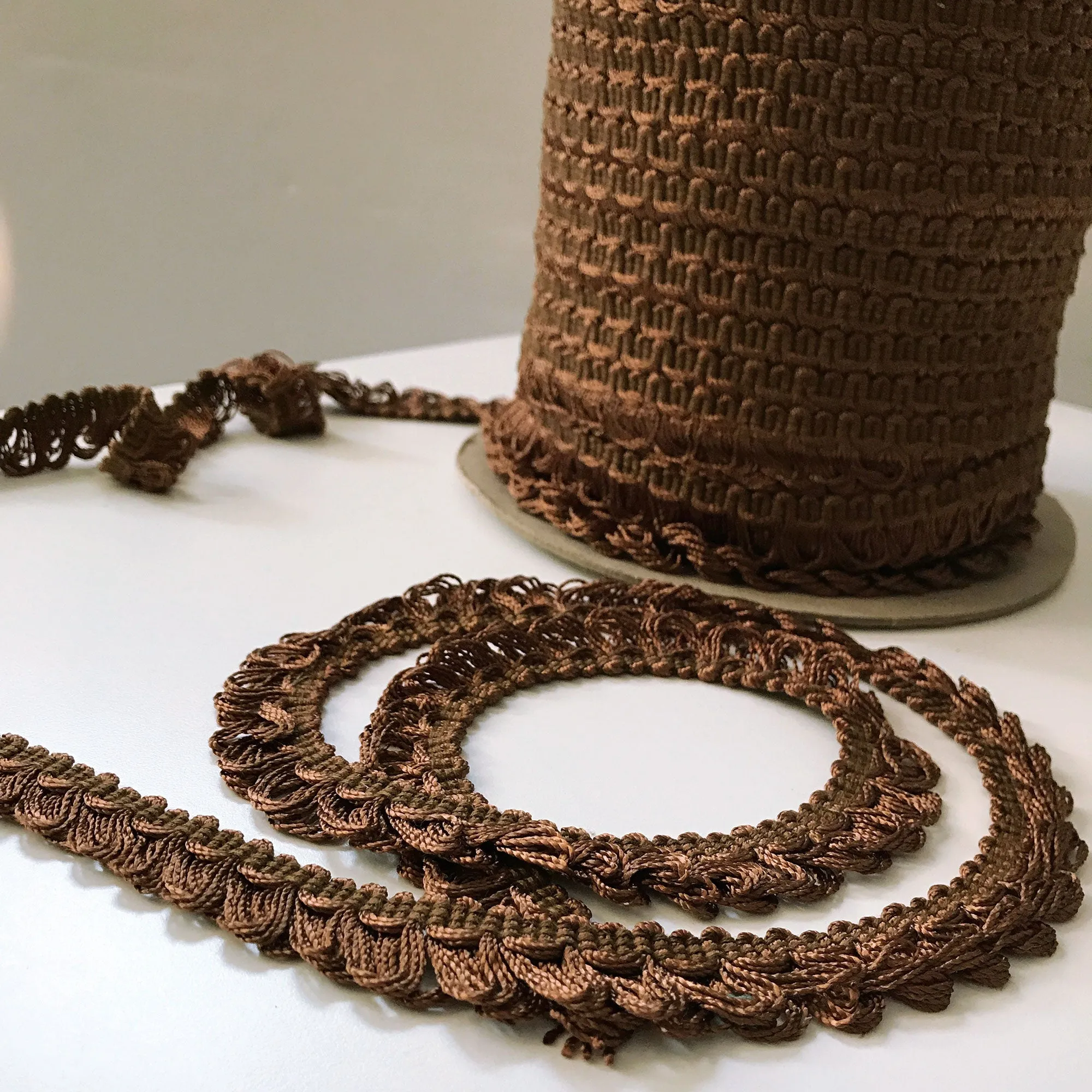Brown High Quality Decorative Loop Trim by the yard