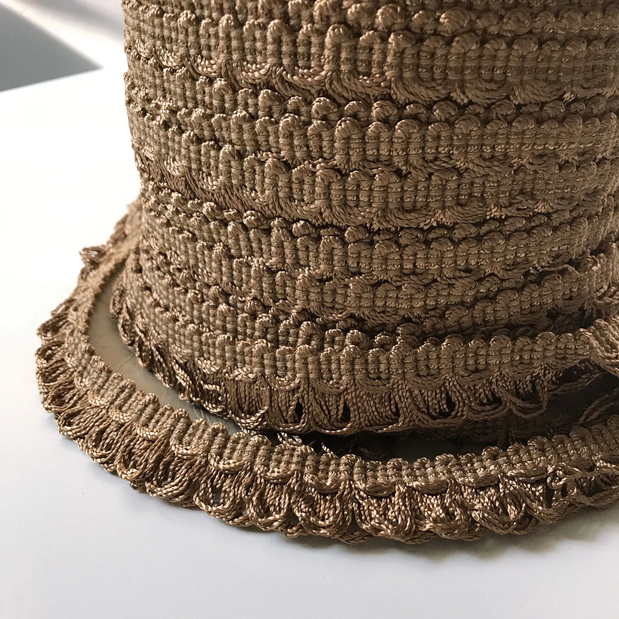 Brown High Quality Decorative Loop Trim by the yard