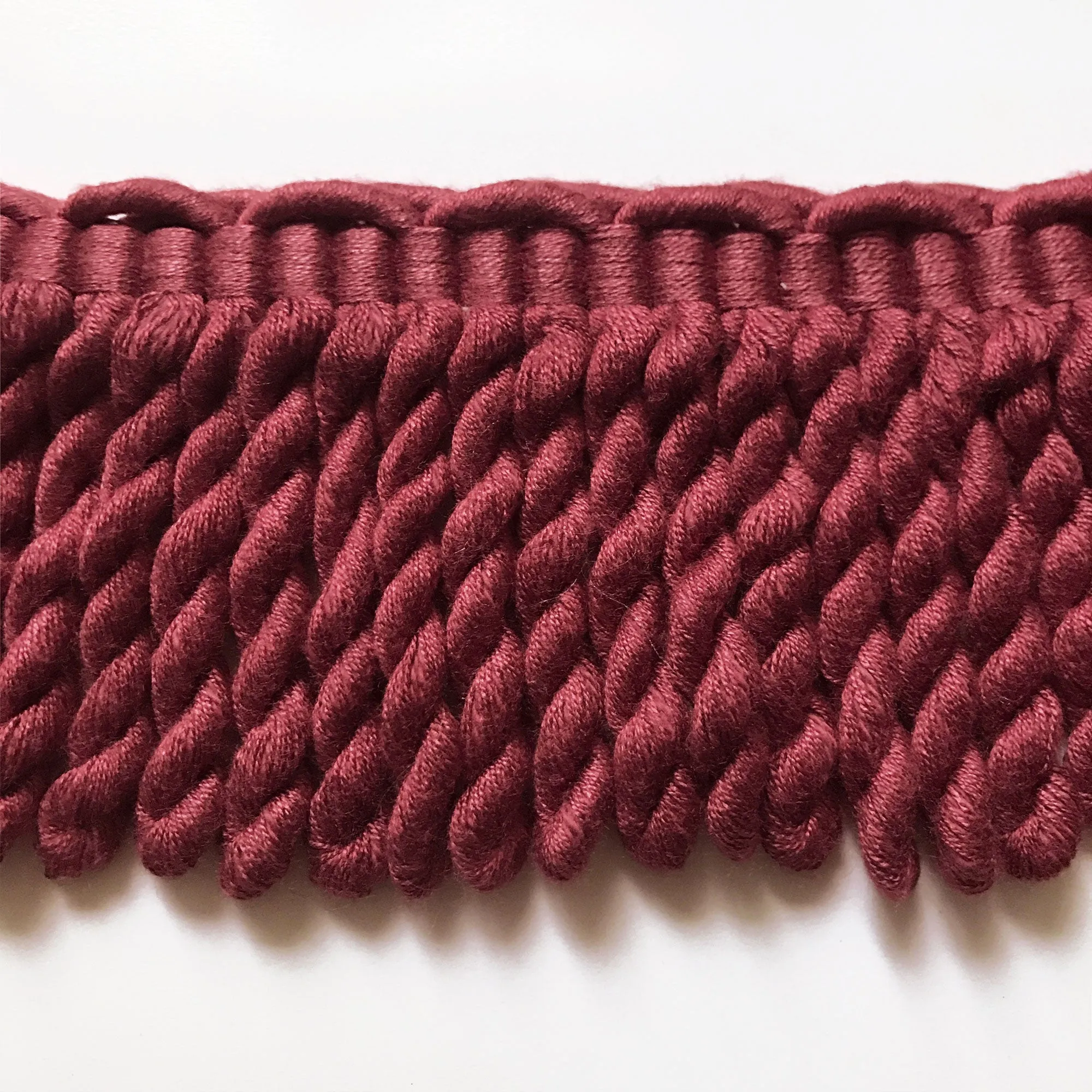 Burgundy High Quality Decorative Bullion Fringe Trim by the yard