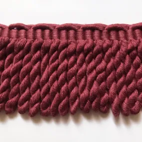 Burgundy High Quality Decorative Bullion Fringe Trim by the yard