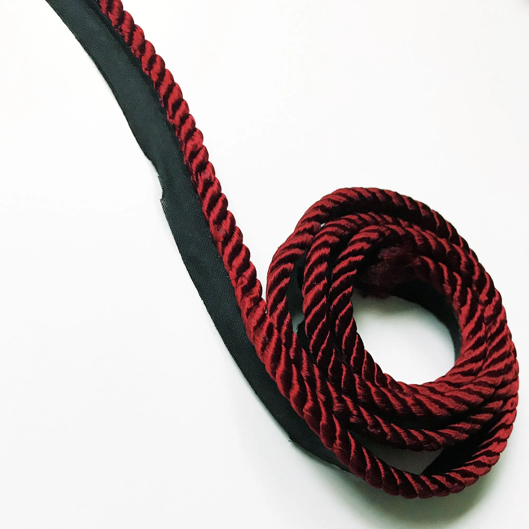 Burgundy High Quality Decorative Lip Cord Trim by the yard