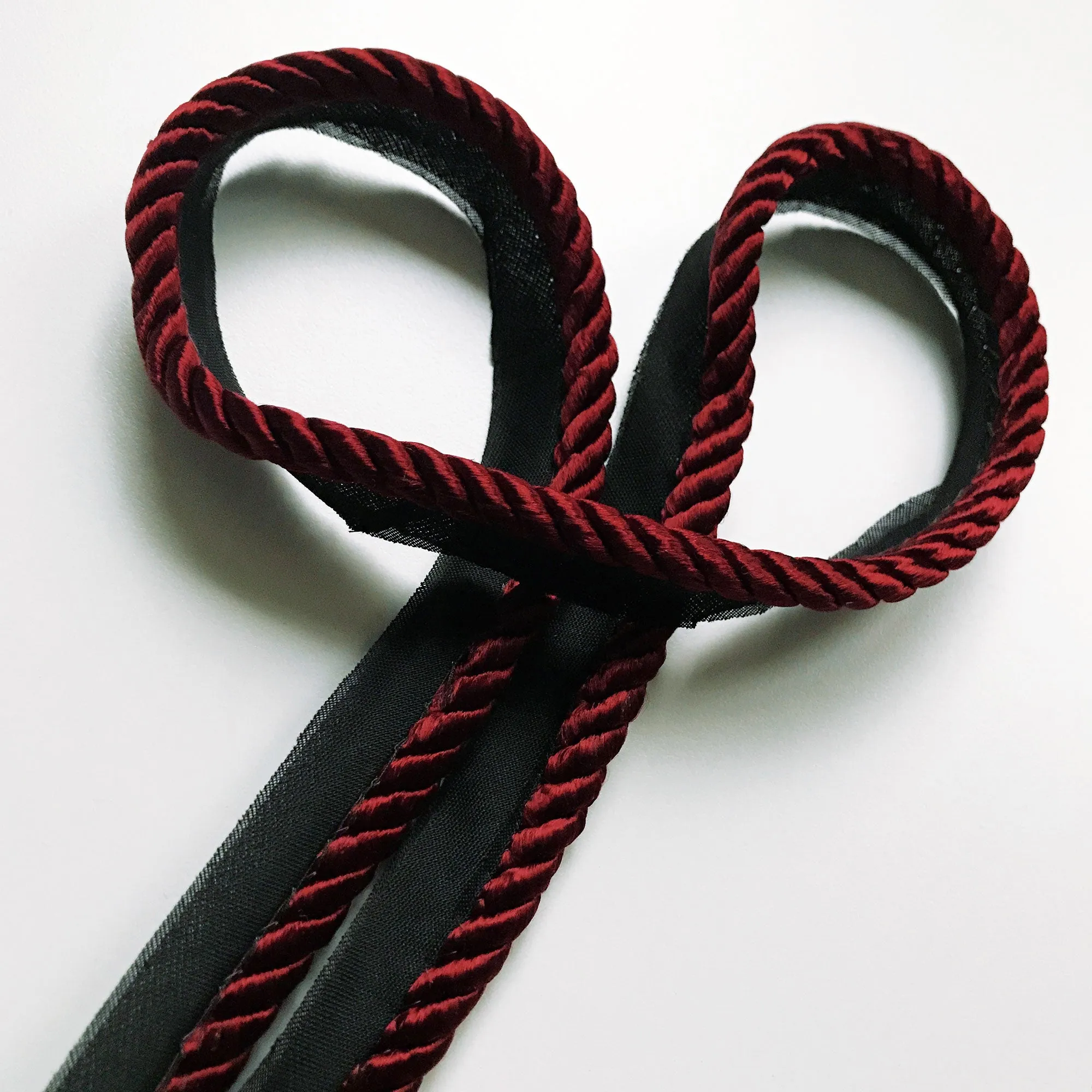 Burgundy High Quality Decorative Lip Cord Trim by the yard