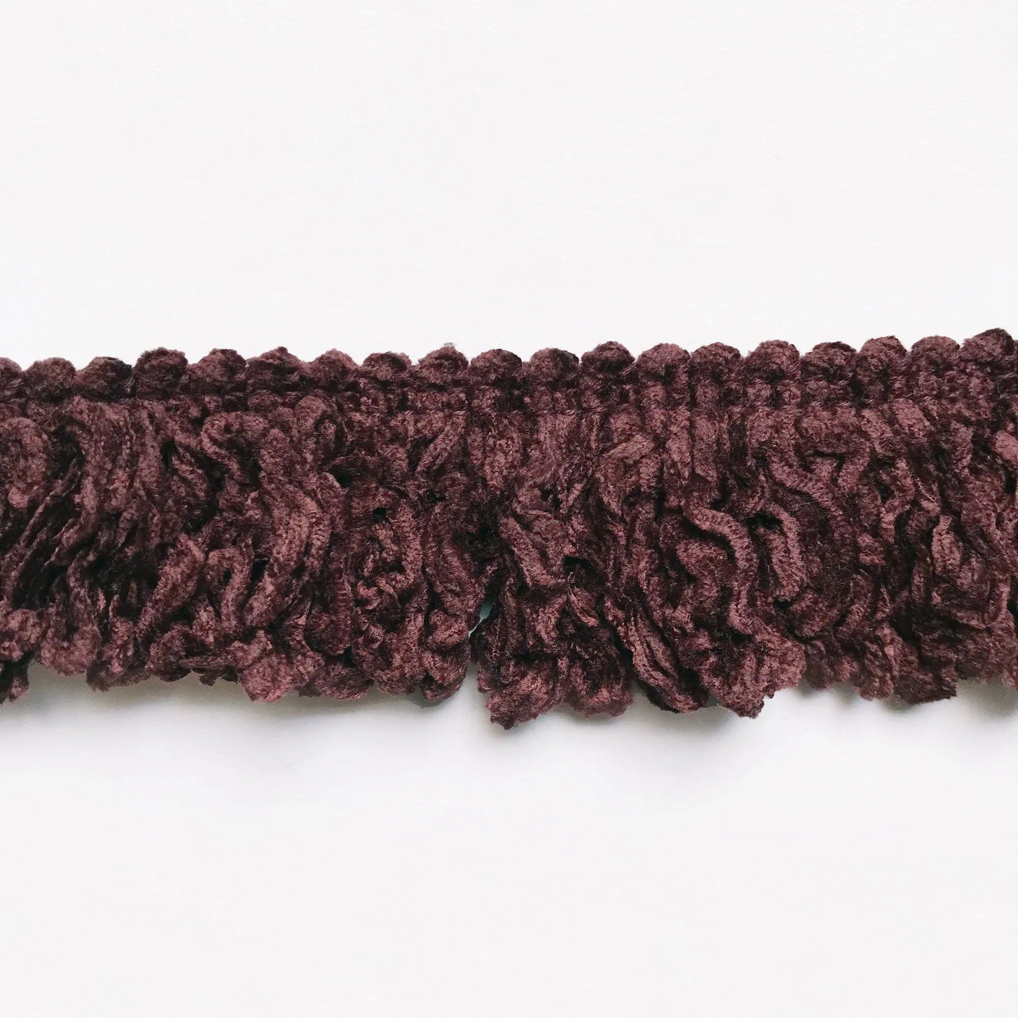Burgundy High Quality Decorative Loop Trim by the yard