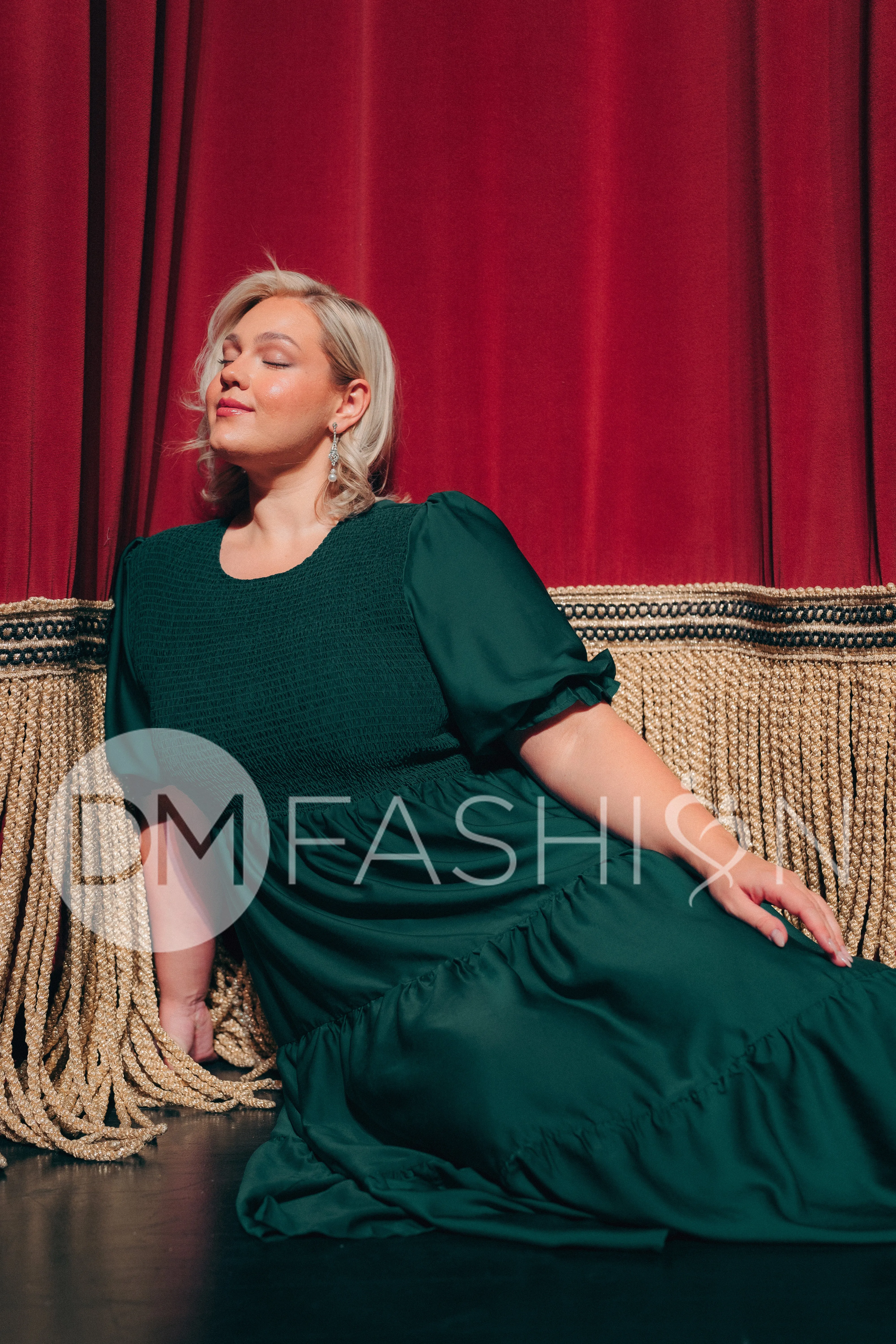 Calliope Emerald Dress - DM Exclusive - Maternity Friendly