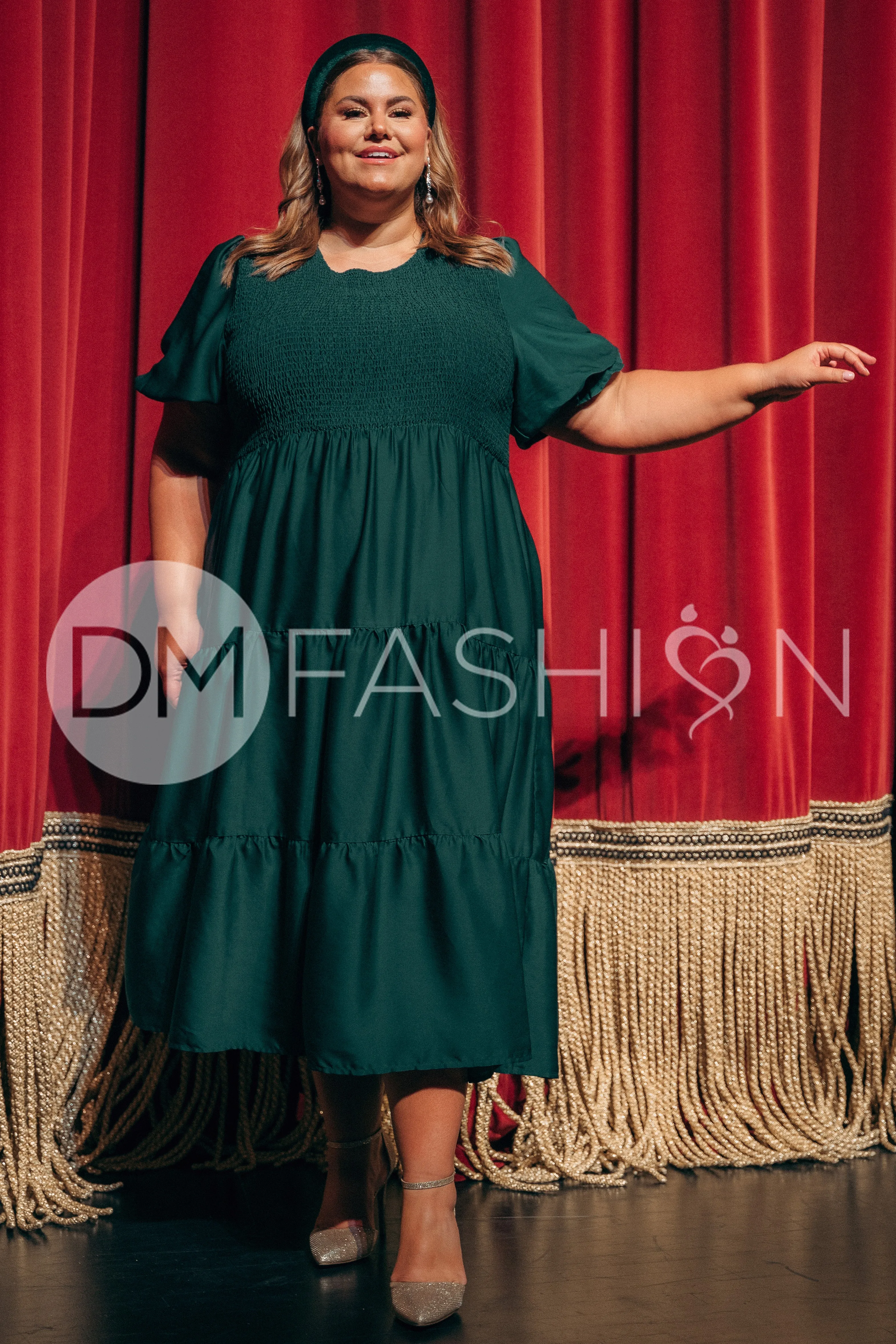 Calliope Emerald Dress - DM Exclusive - Maternity Friendly