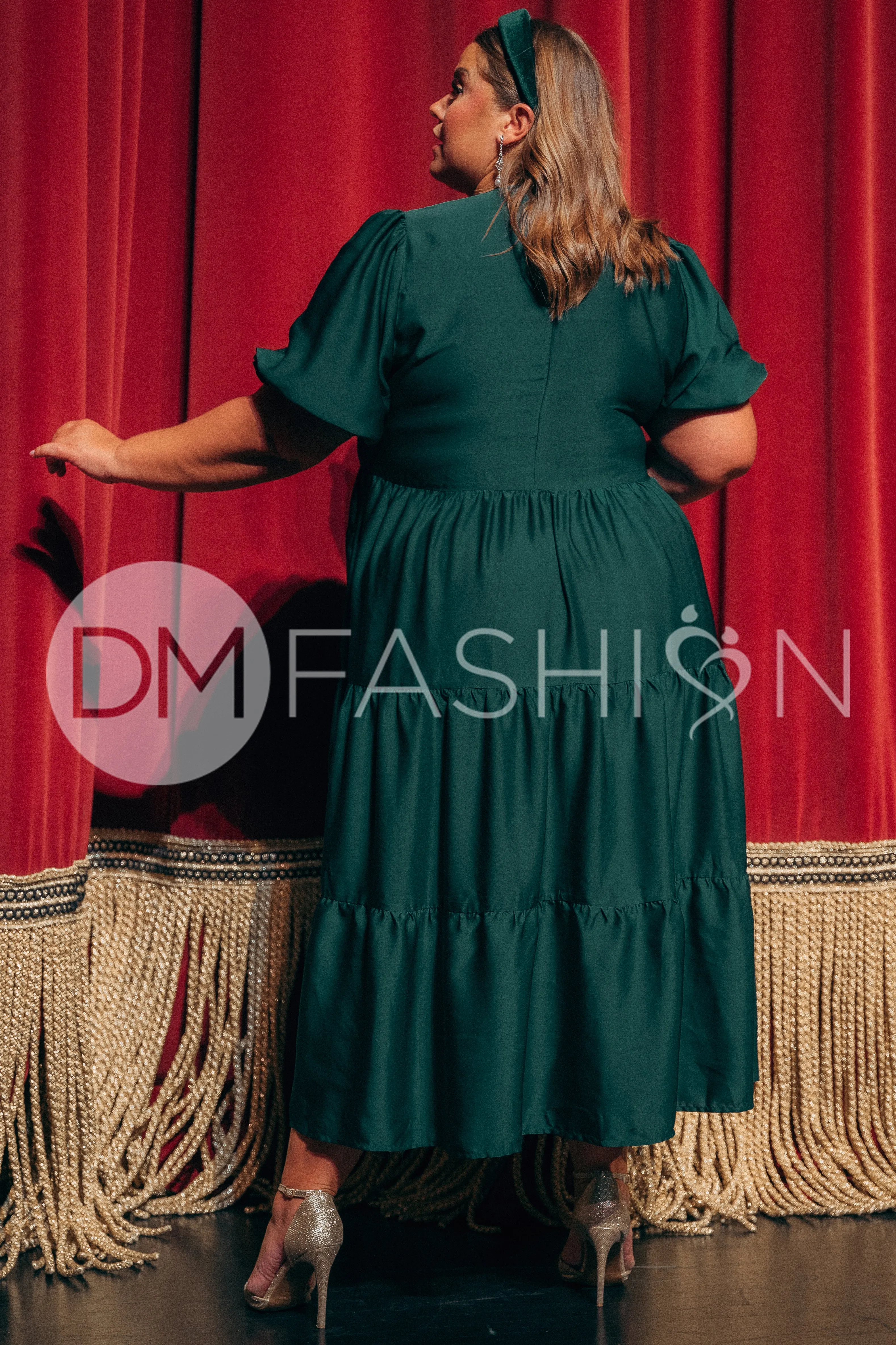 Calliope Emerald Dress - DM Exclusive - Maternity Friendly