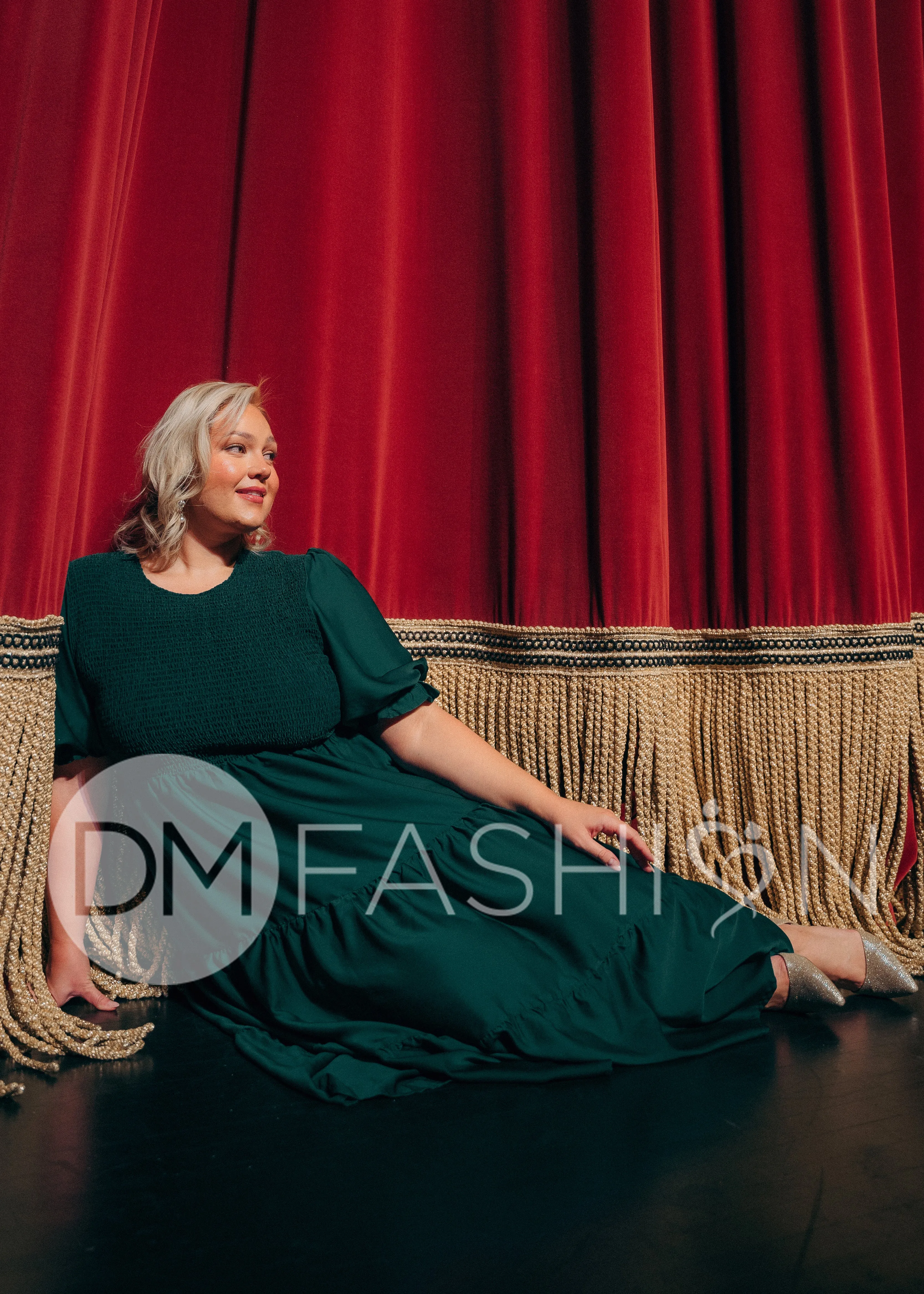 Calliope Emerald Dress - DM Exclusive - Maternity Friendly