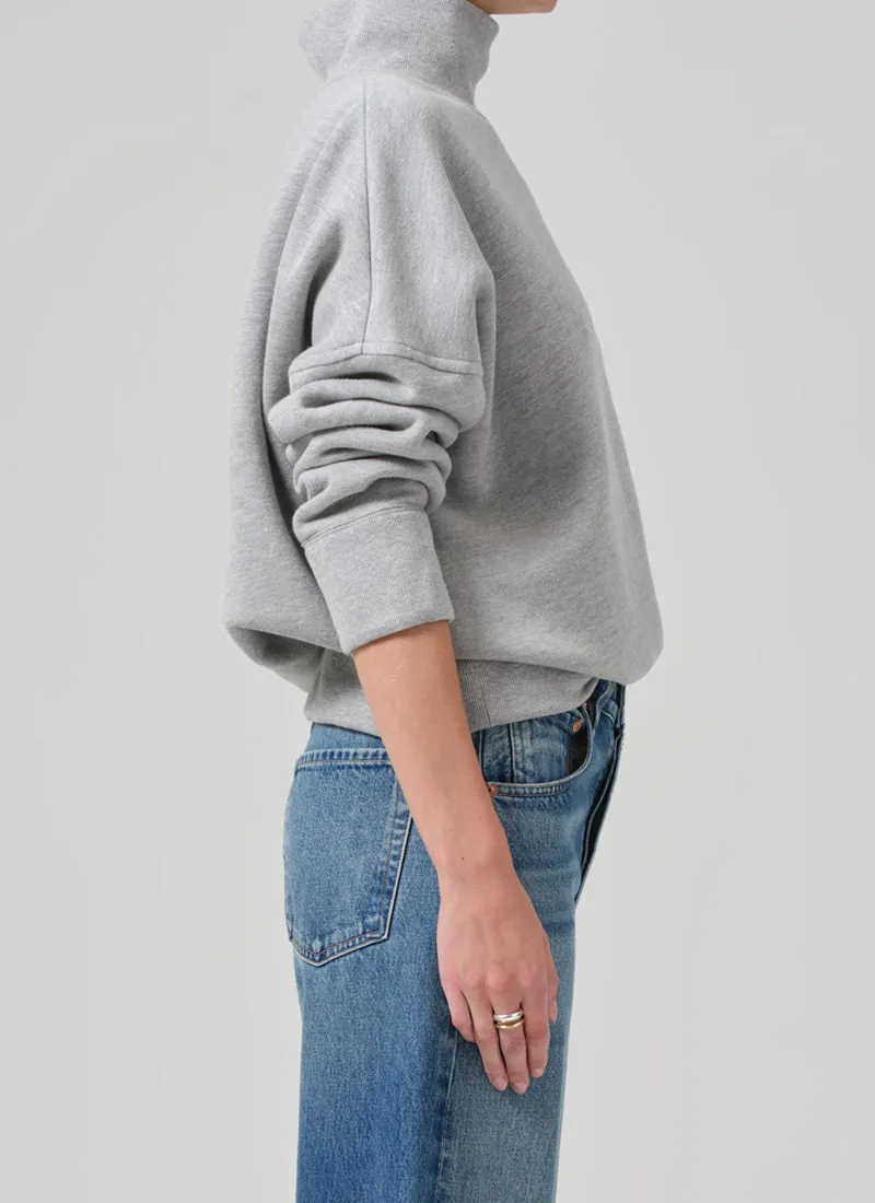 Cara Heather Grey Turtleneck